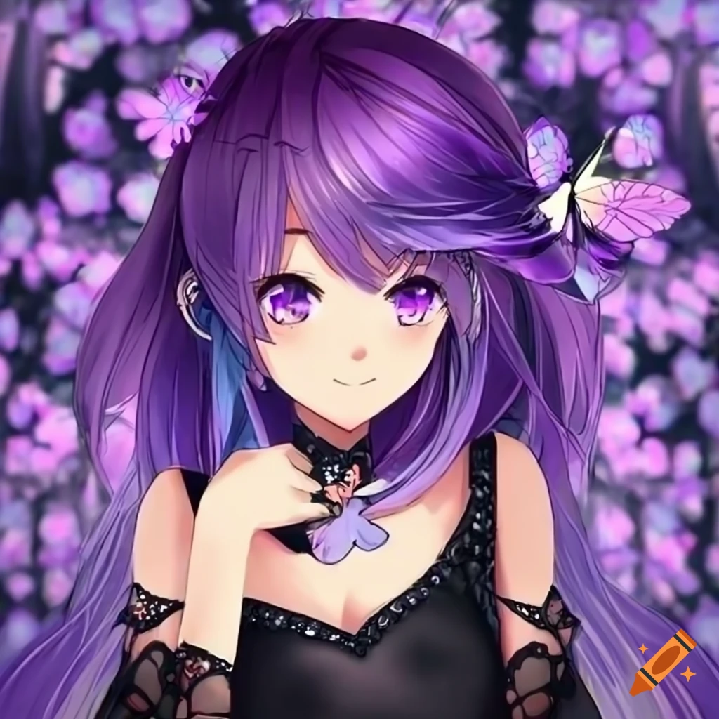 Random Purple Anime Render by Anime-Chu on DeviantArt