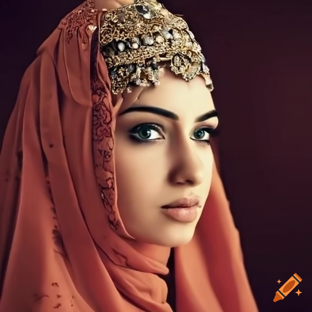 Portrait Of A Beautiful Woman In Hijab portrait-of-a-beautiful-woman-in-hijab