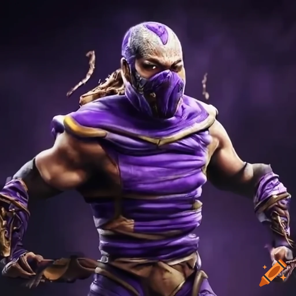 Justin jefferson in mortal kombat attire on Craiyon