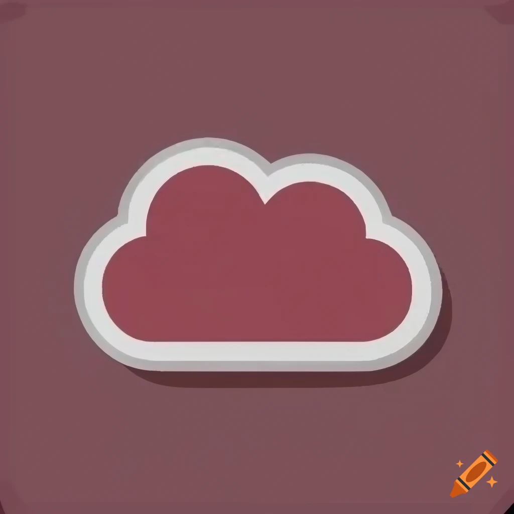 red and white cloud app icon inspired by Persona 5