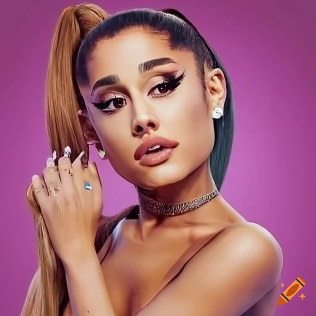 portrait of Ariana Grande