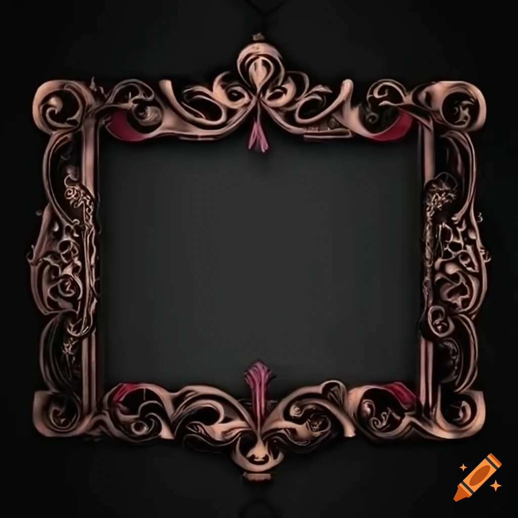 Gothic style rectangle border