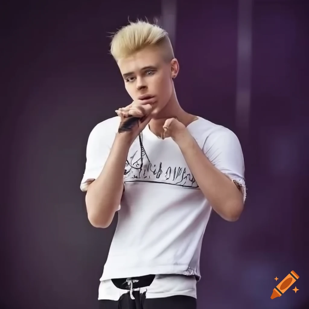 Photo of the pop singer dallas white on Craiyon