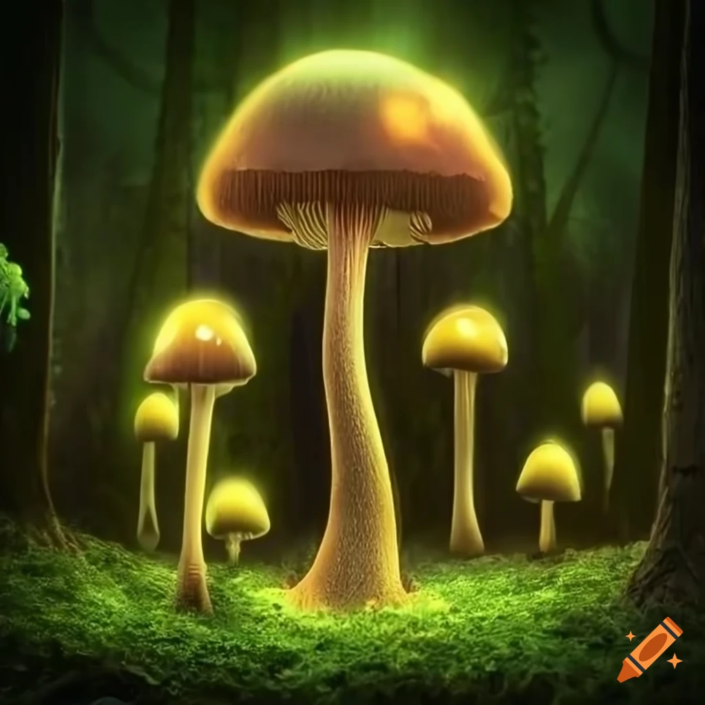 Fantasy Forest With Glowing Mushrooms And Fairy s On Craiyon fantasy-forest-with-glowing-mushrooms-and-fairy-s-on-craiyon