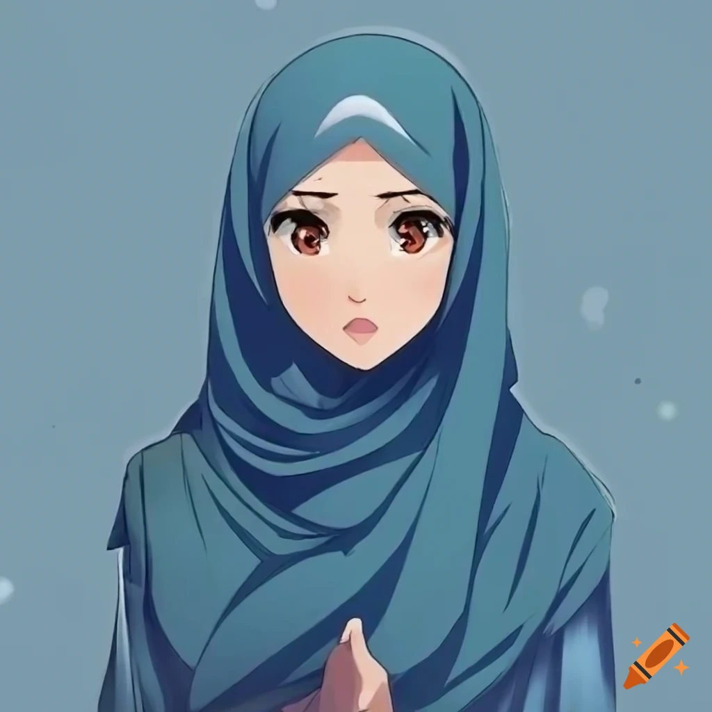 Pin by Asiyat on Muslimah family cartoon | Cute anime couples, Anime muslim,  Cute couple cartoon
