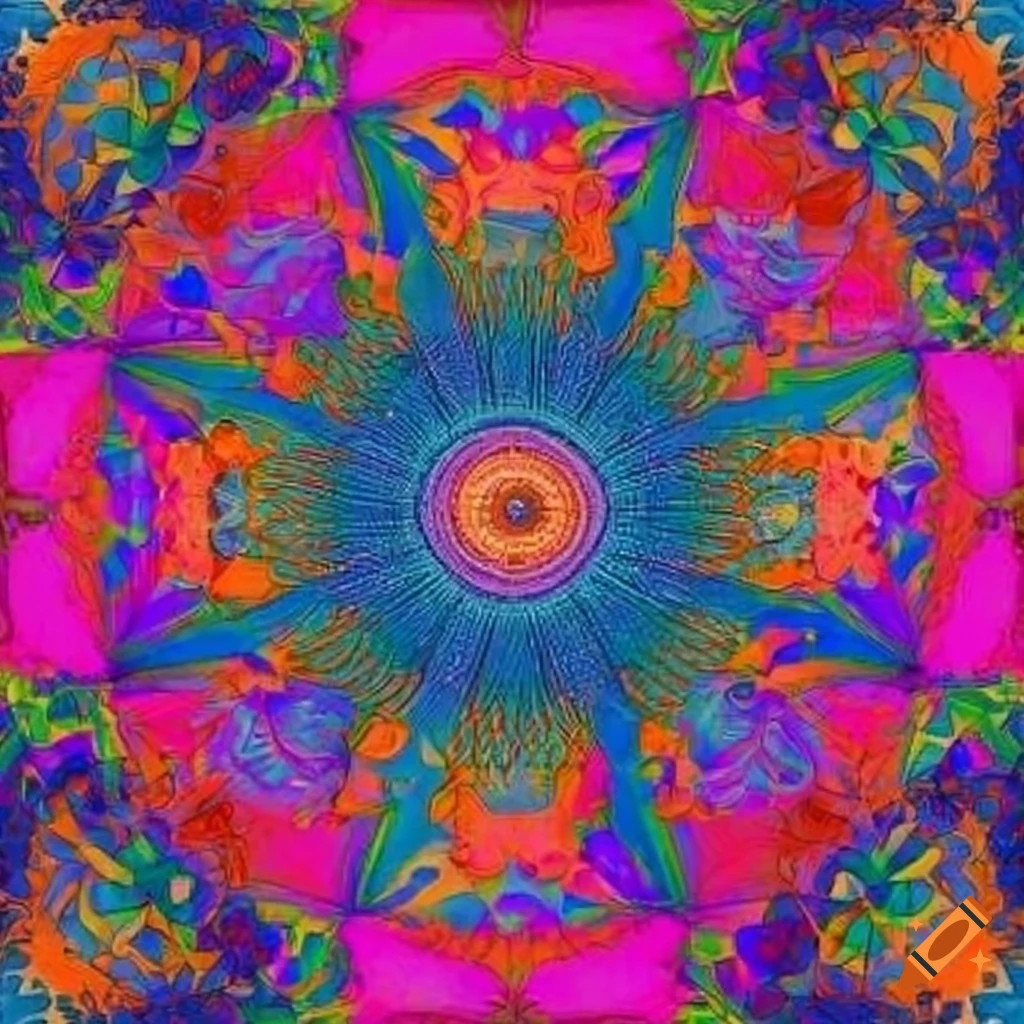 Geometric art inspired by klee, stella, escher