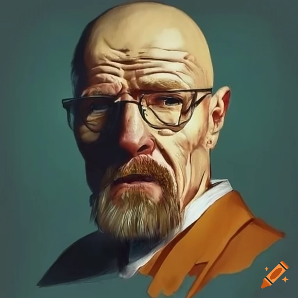 Sketch Of Walter White From Breaking Bad