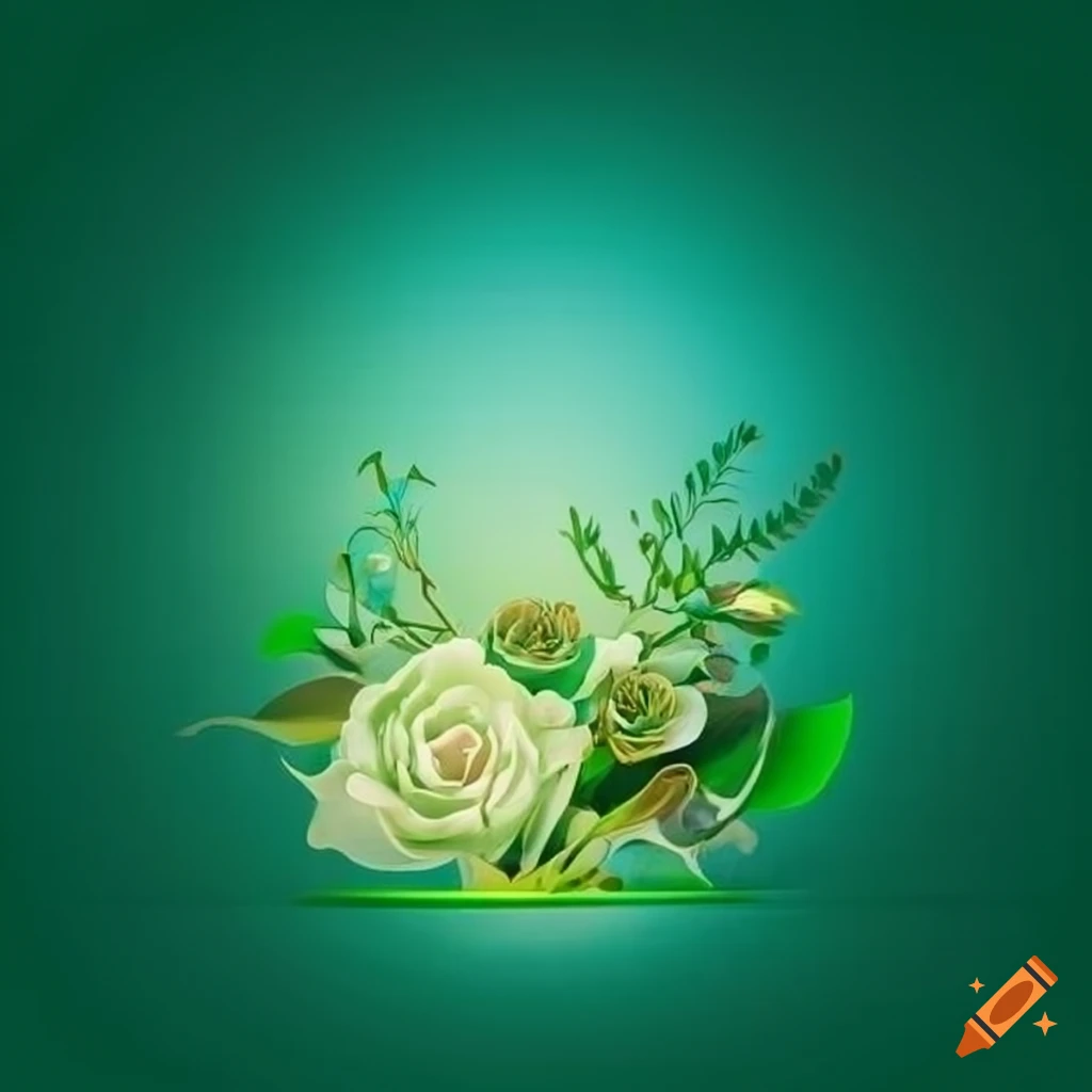 elegant green logo with the name Zumlut Florist