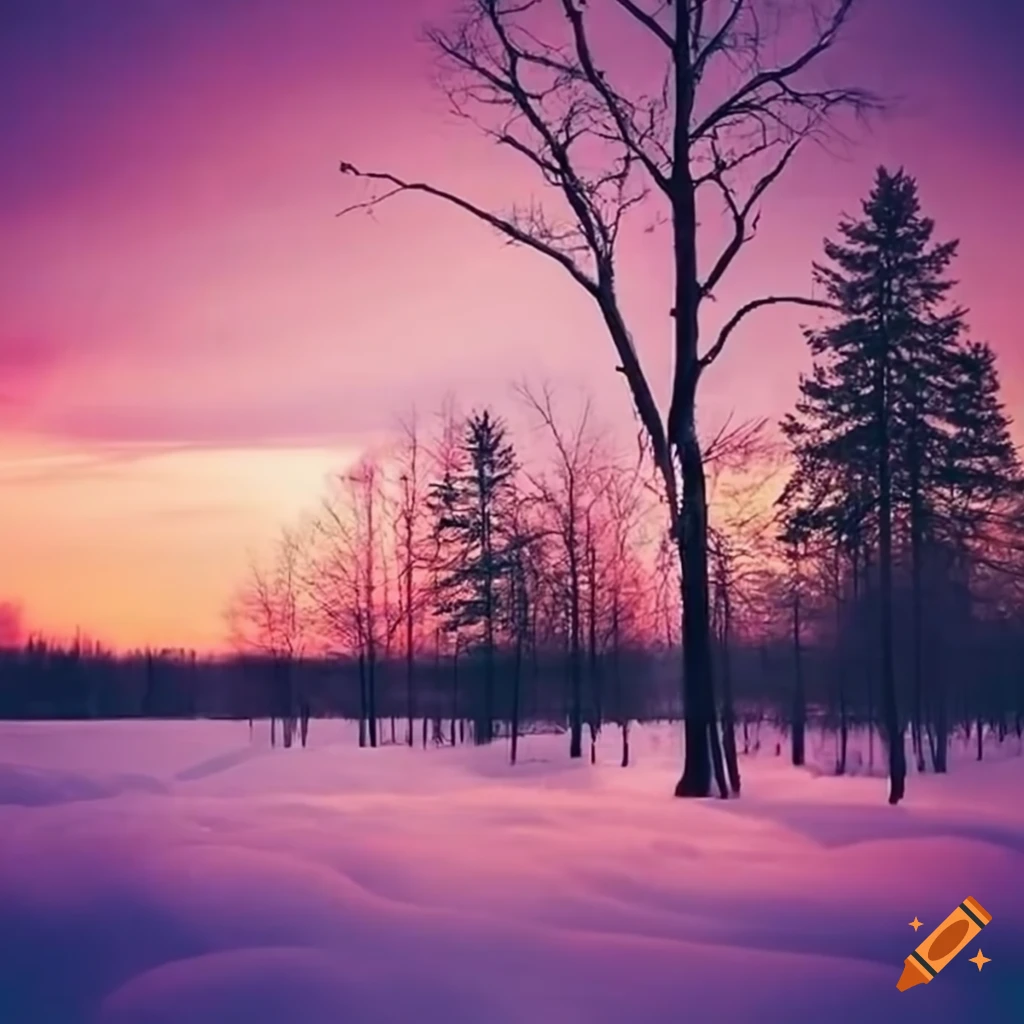 cozy winter setting in Minnesota