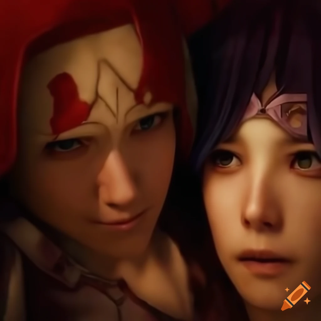 Hyper realistic depiction of fire emblem characters on Craiyon