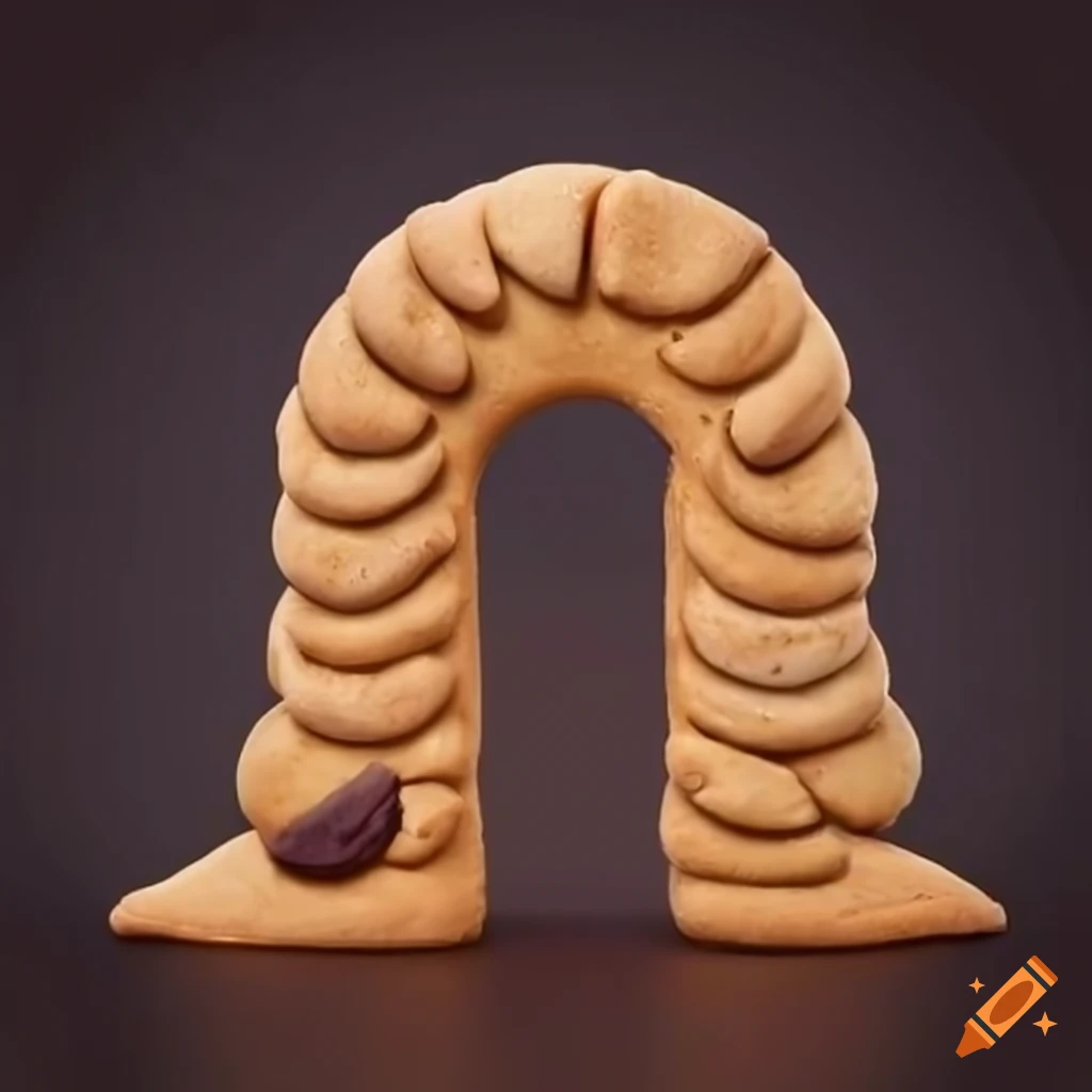 gate made of Bauducco cookies