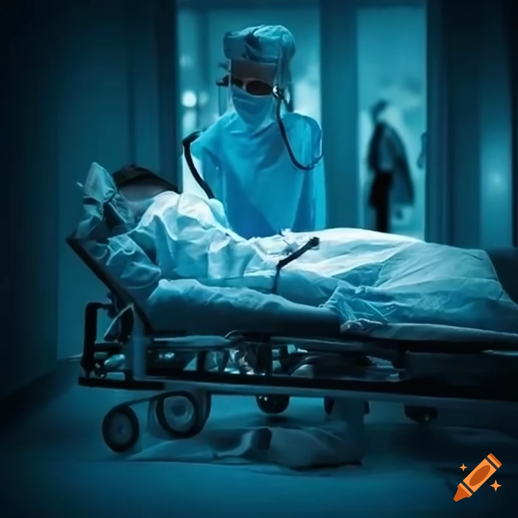 Nurse Taking Care Of A Patient In A Coma On Craiyon