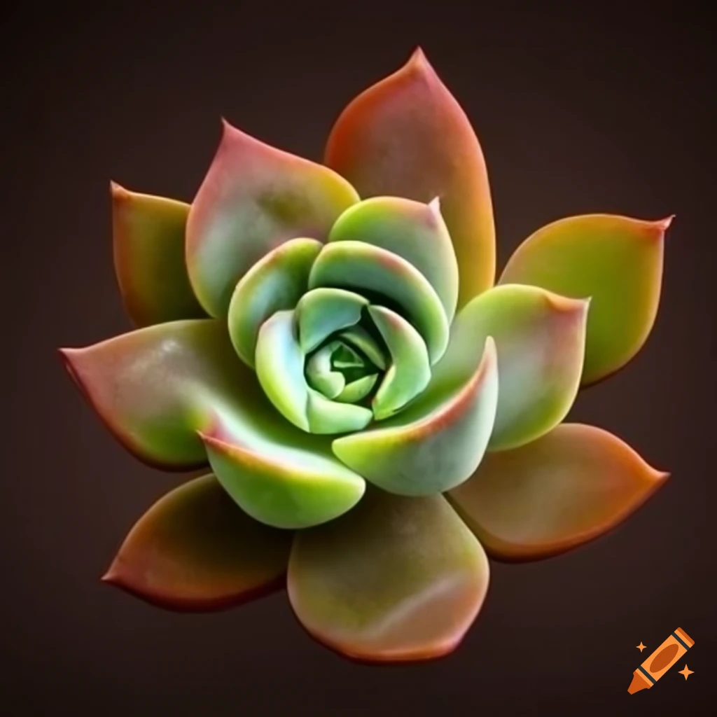 close-up of a beautiful succulent plant