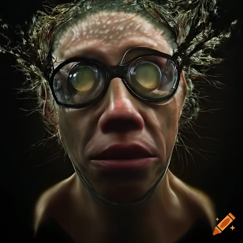 hyperrealistic artwork with intricate details