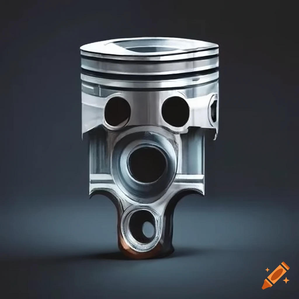 mechanic working on a piston