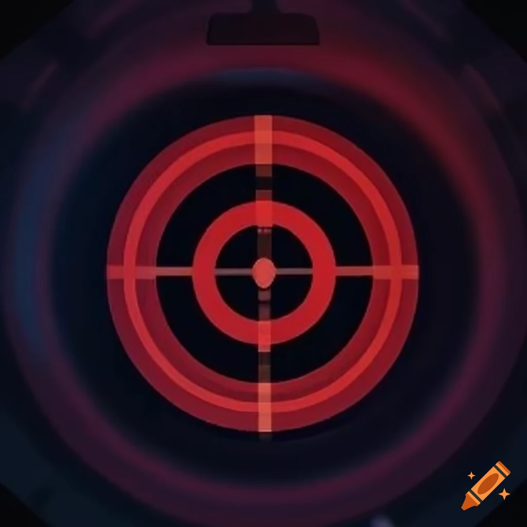 Crosshair target icon on Craiyon