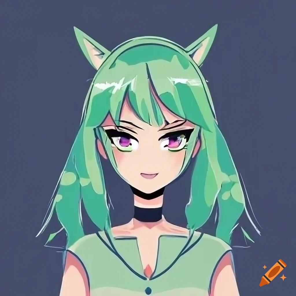 Anime Face With Green Eyes And Pale Skin On Craiyon 7027