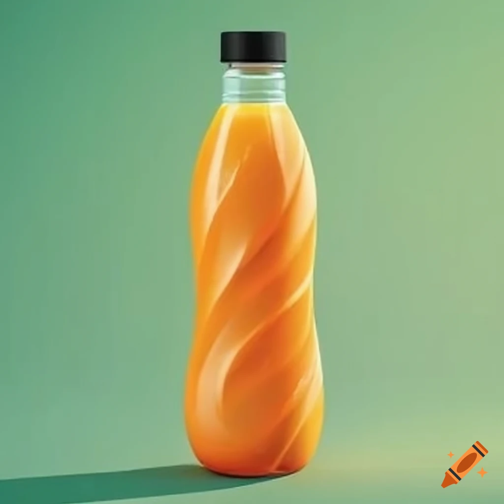 Beverage Bottles, Plastic Orange Juice Bottles