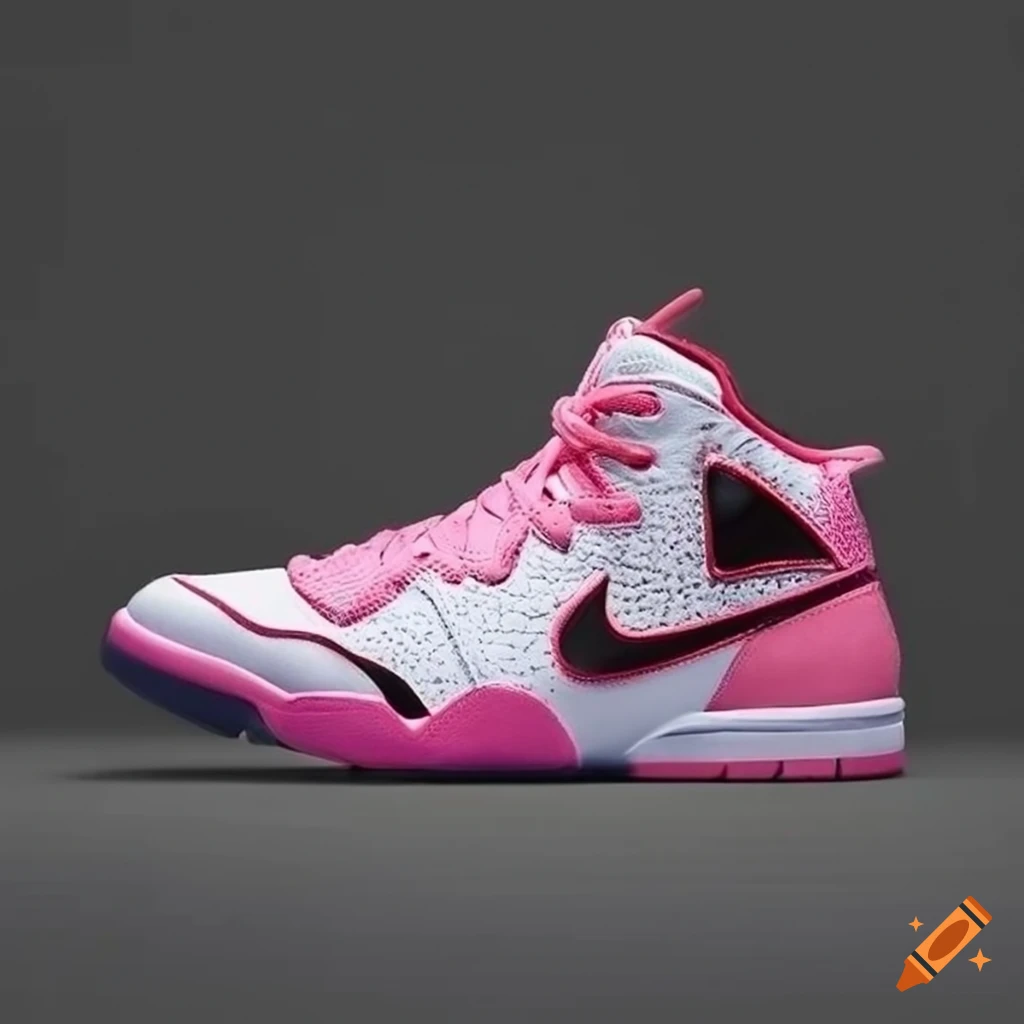 Dark Pink And Light Pink Color Block Tennis Shoes With Thick Sole On 