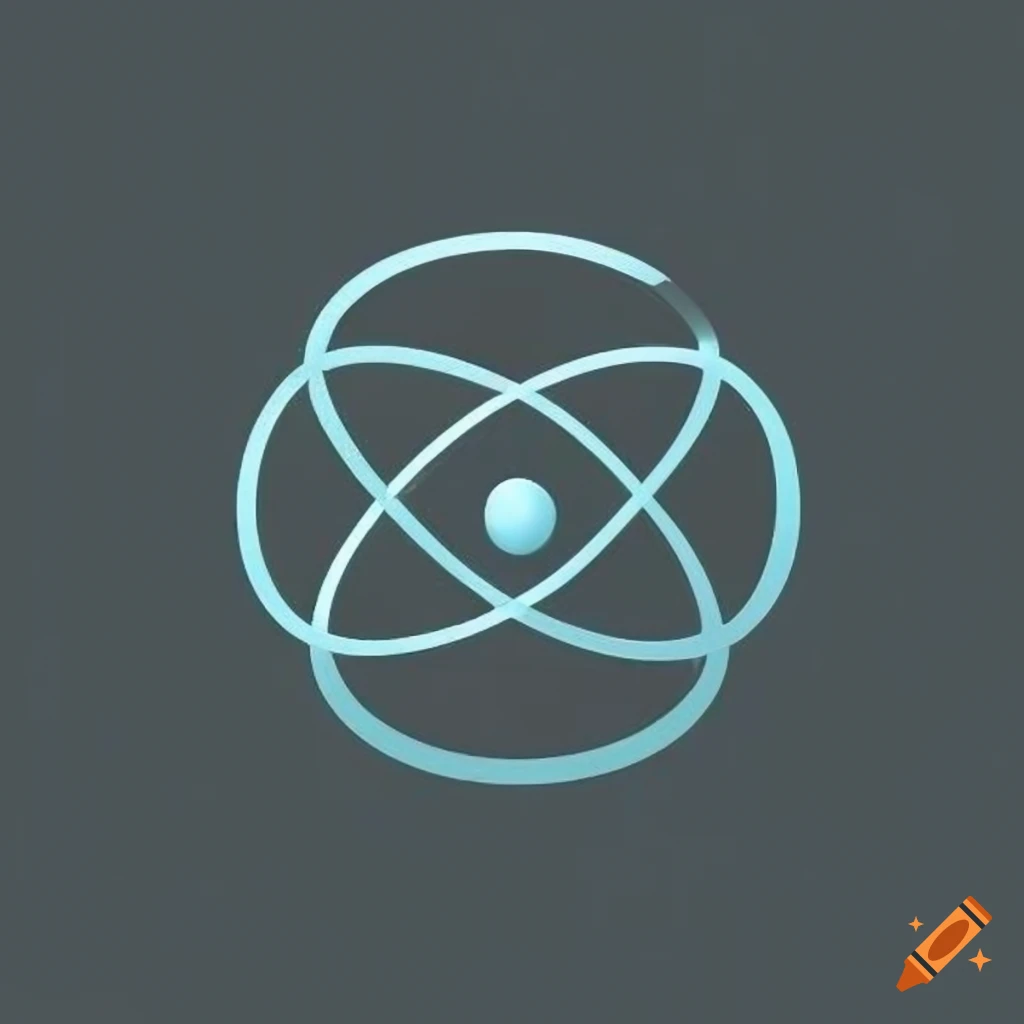 atom, nuclear, molecule, chemistry, science Logo Design. Blue and Orange  Brand Name Design. Place for Tagline. Business Logo template Stock Vector  Image & Art - Alamy