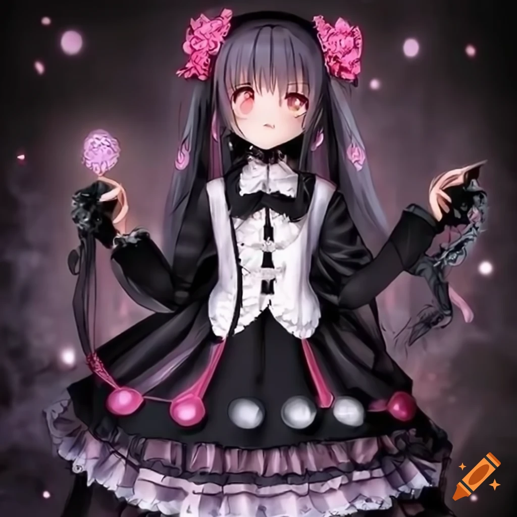 dark magical girl cosplay from Madoka Magika