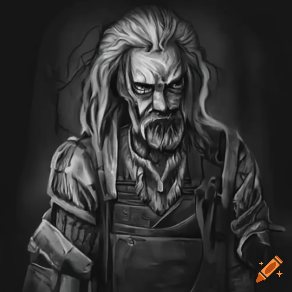 image of a skilled blacksmith forging a powerful weapon