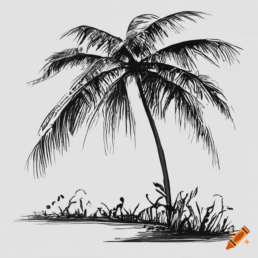 How to Draw a Coconut Tree - YouTube-saigonsouth.com.vn