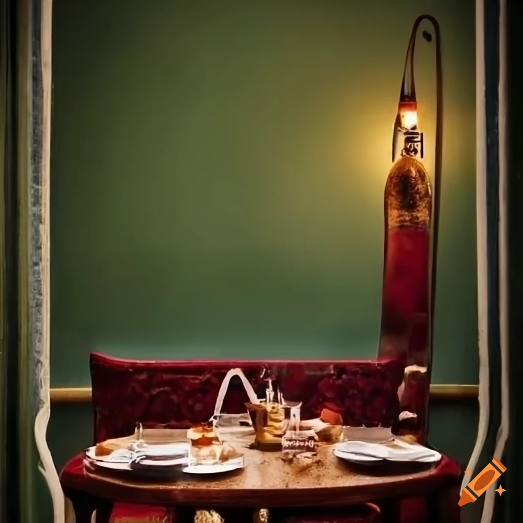 Landscape image with green theme for restaurant menu