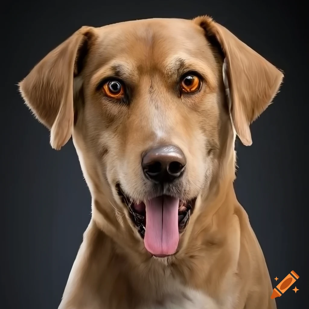 photo-realistic image of a dog