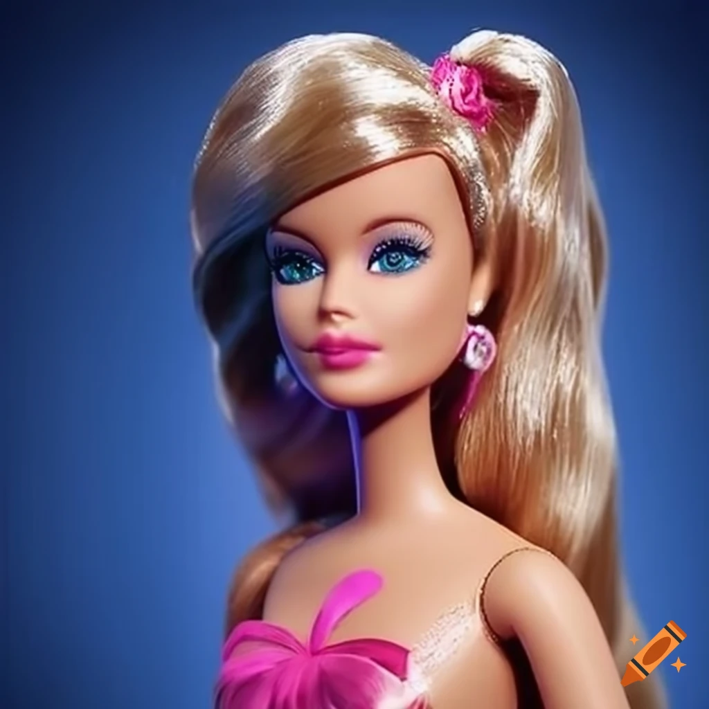 Barbie in glamorous attire