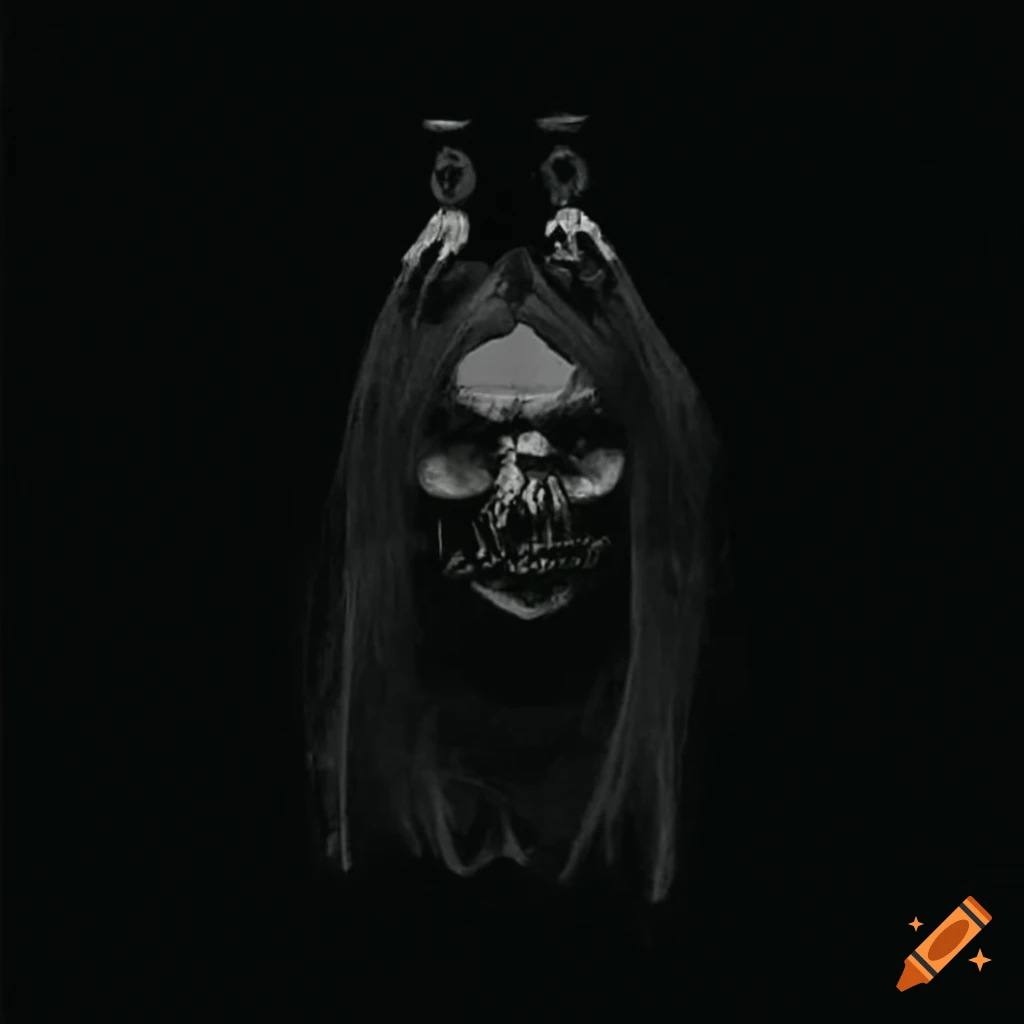 artwork of a black metal album cover