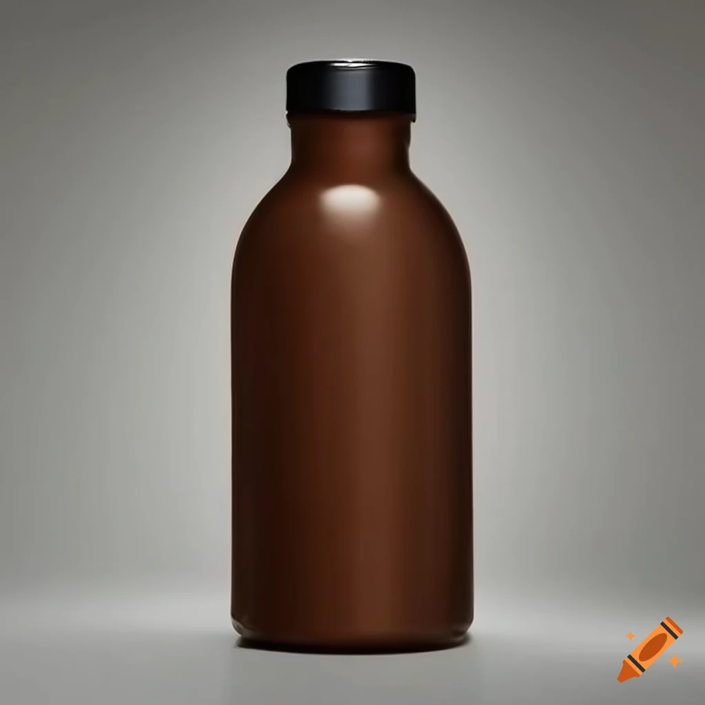 brown water bottle