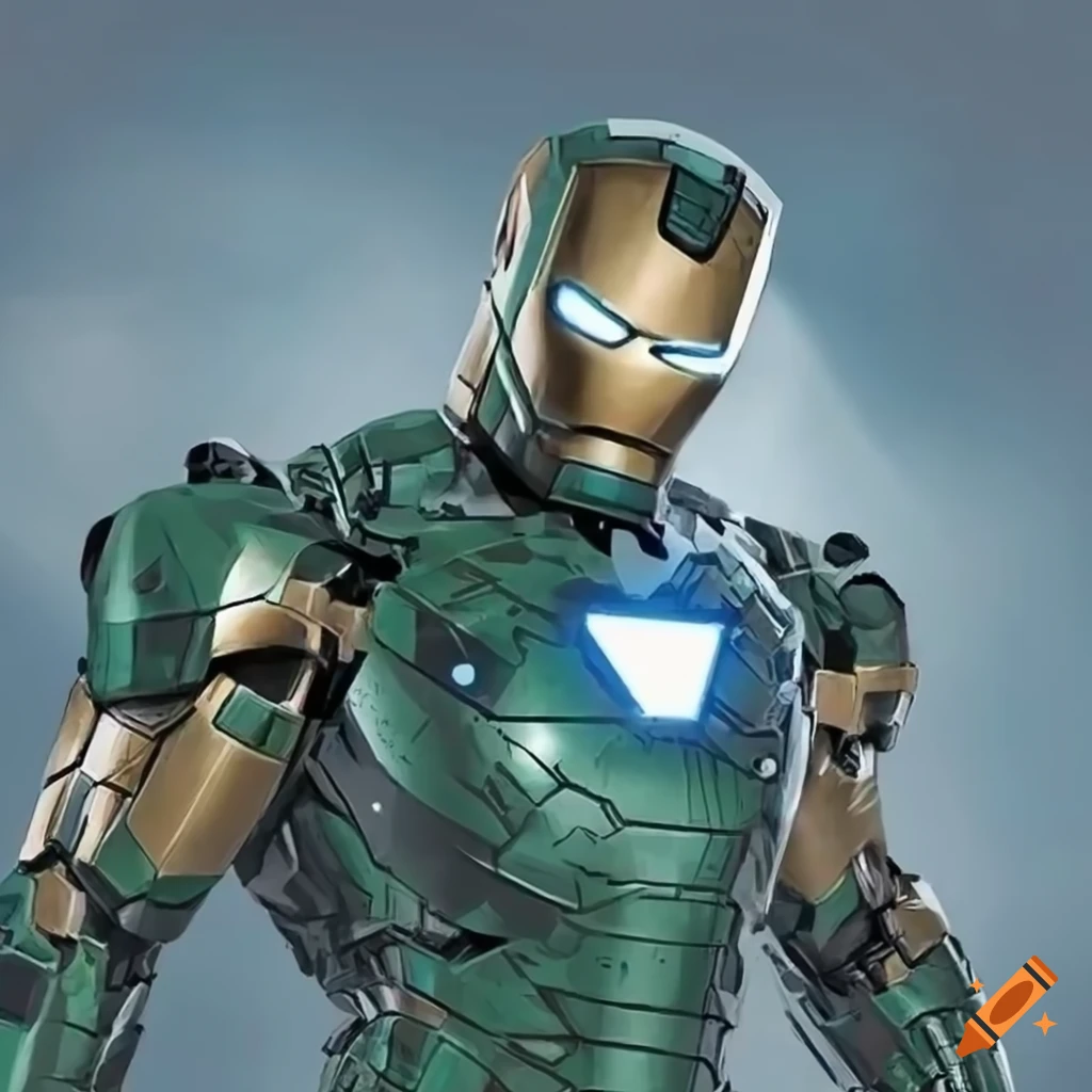 camouflage Iron Man suit