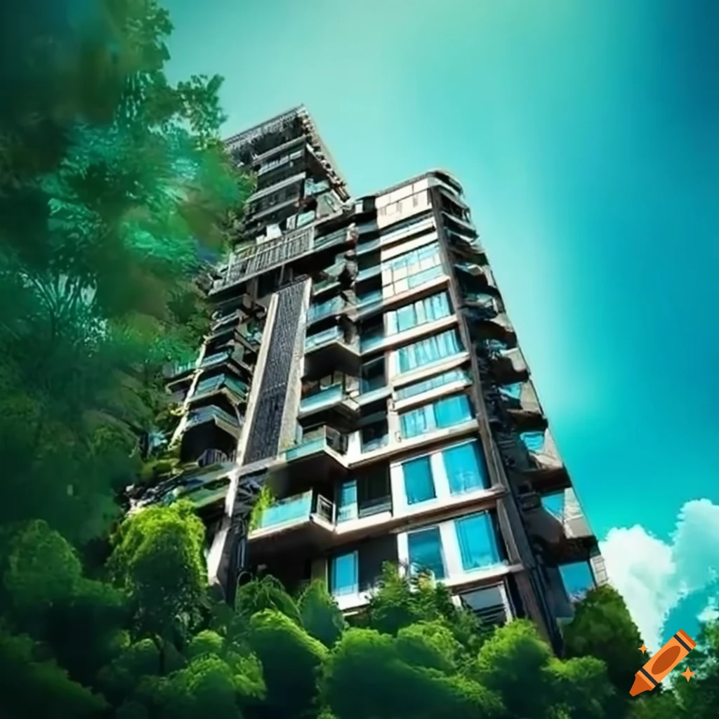 design of a high-rise twin apartment building
