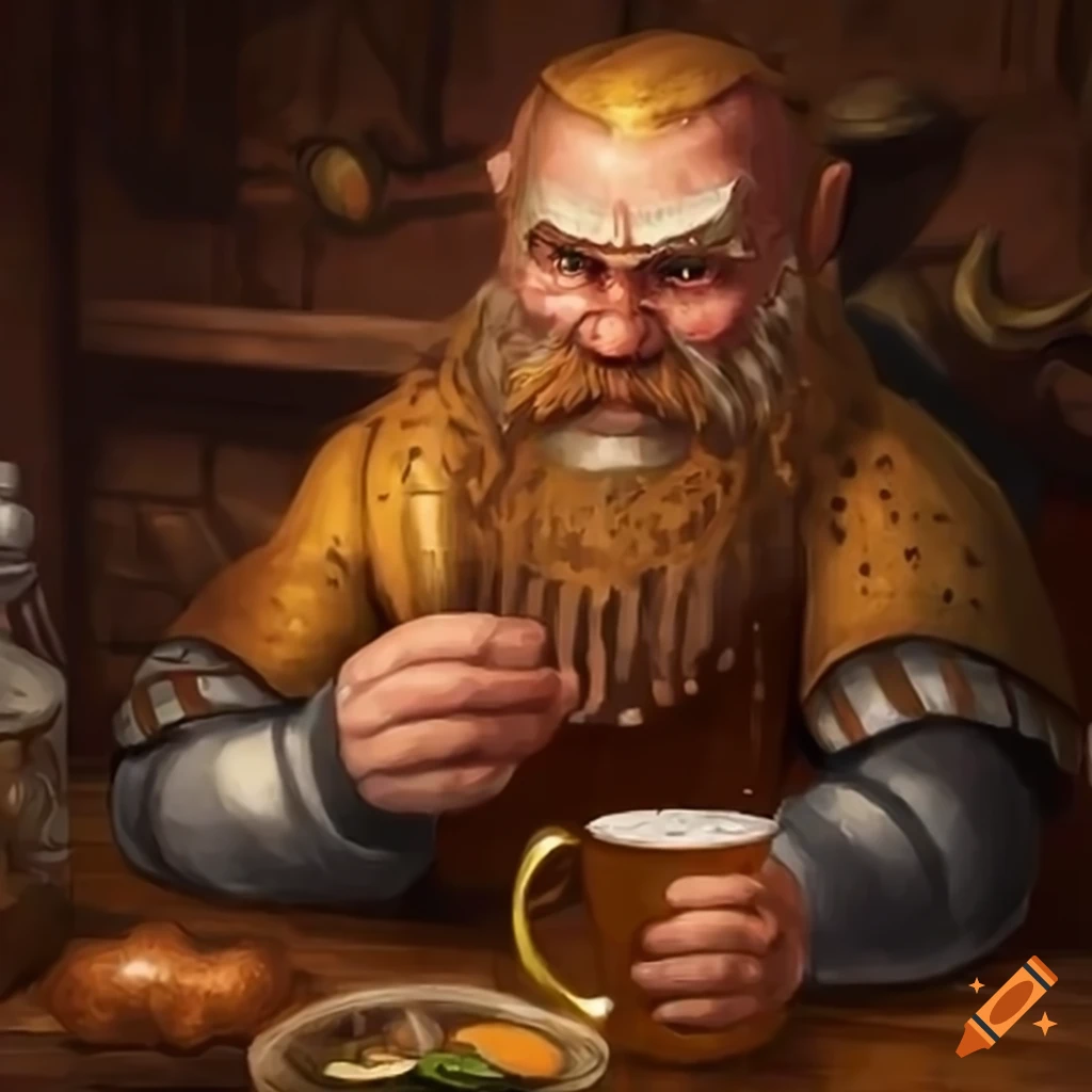 Dwarf In A Tavern Enjoying Food And Drink On Craiyon dwarf-in-a-tavern-enjoying-food-and-drink-on-craiyon