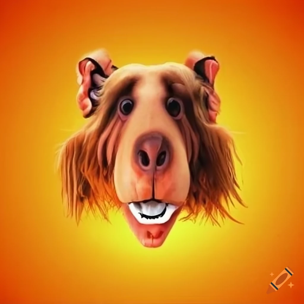A logo featuring Alf and promoting Acre Lake Farm