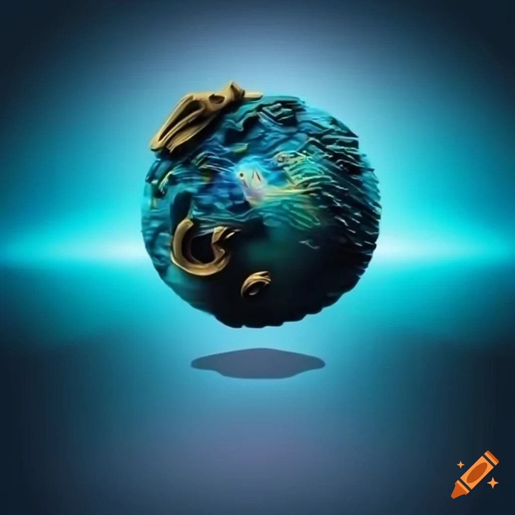 Floating gyroscopeshaped city with extra exterior junk on Craiyon