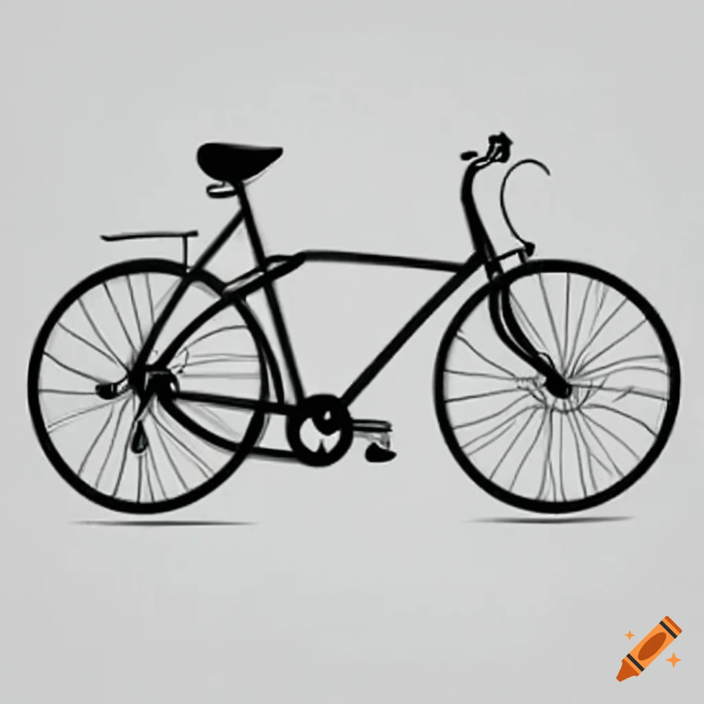 Bicycle On A Road