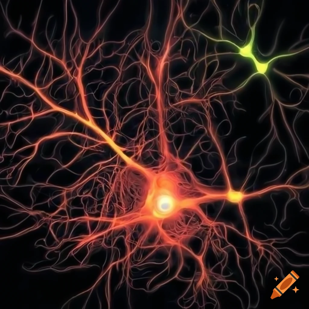 artistic representation of brain neurons