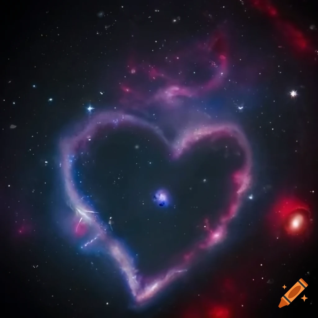 heart-shaped universe in a tin