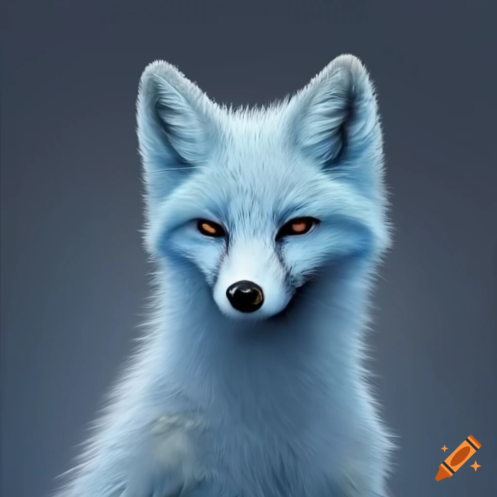 image of an ice fox
