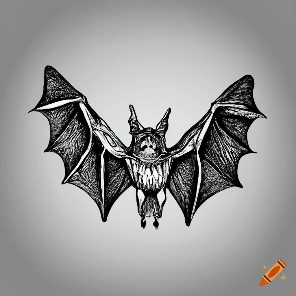 Drawing Cute Bats, HD Png Download , Transparent Png Image - PNGitem
