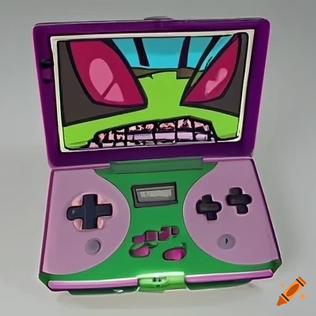 Invader zim gameboy advance game cover on Craiyon