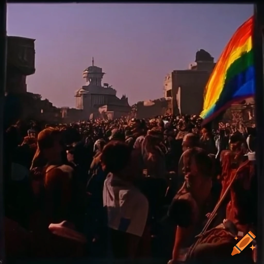 Middle Eastern gay pride parade in the 1980s