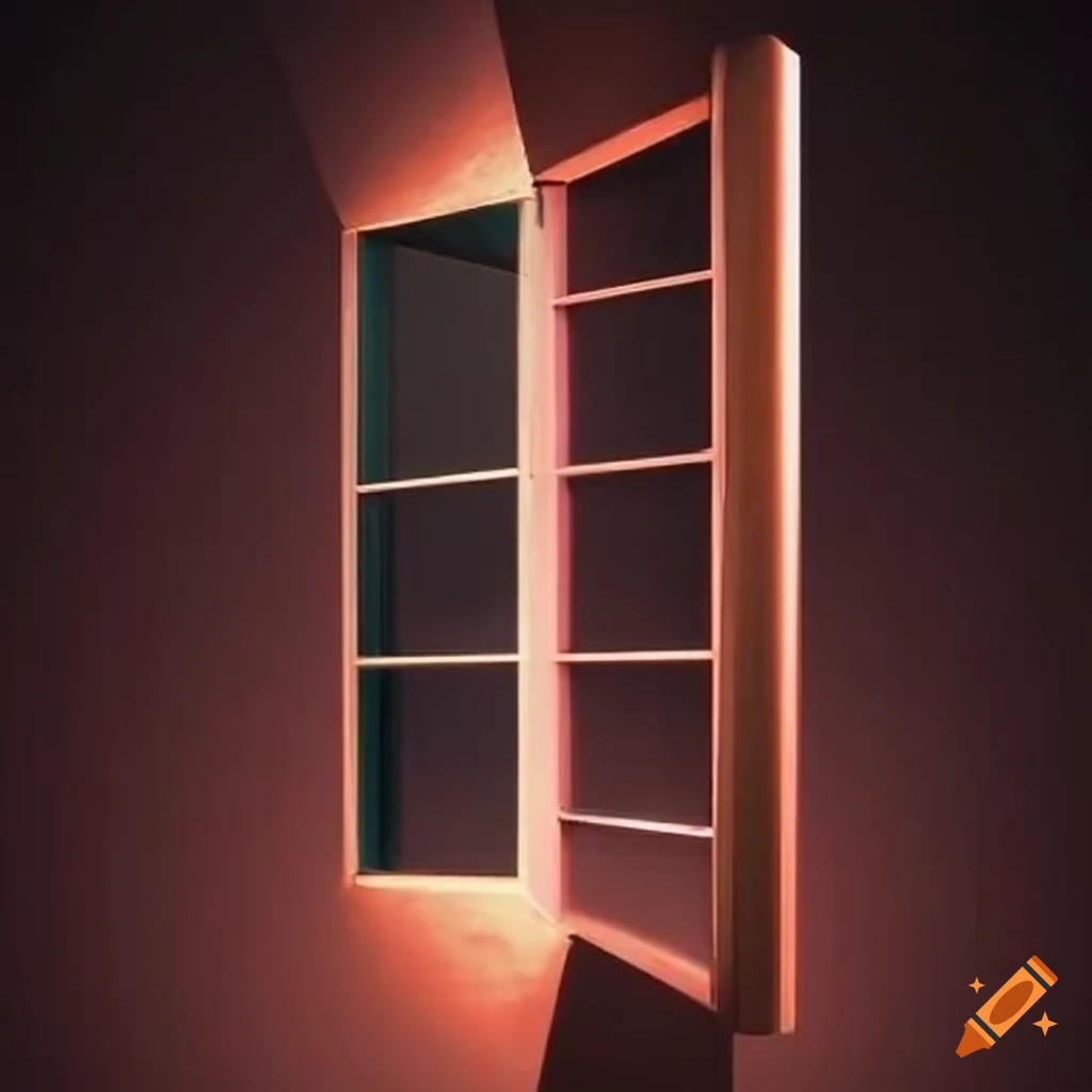 Vertical bar window in a minimalist design