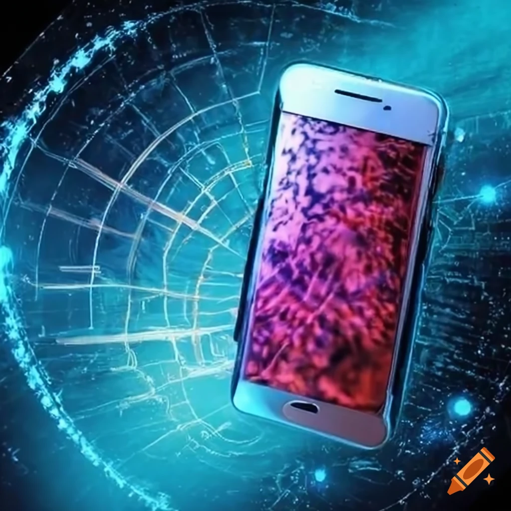 illustration of smartphones and internet connectivity