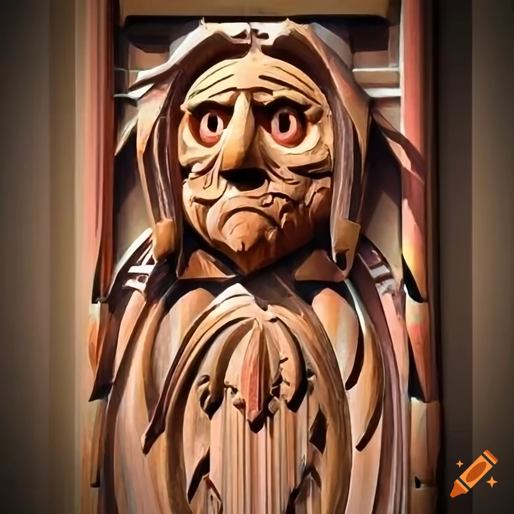 Ipswich architectural stave carving style