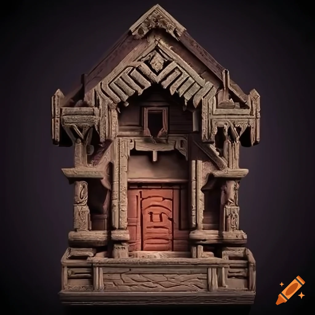 Stunning artwork of a labyrinth dungeon in zelda game style