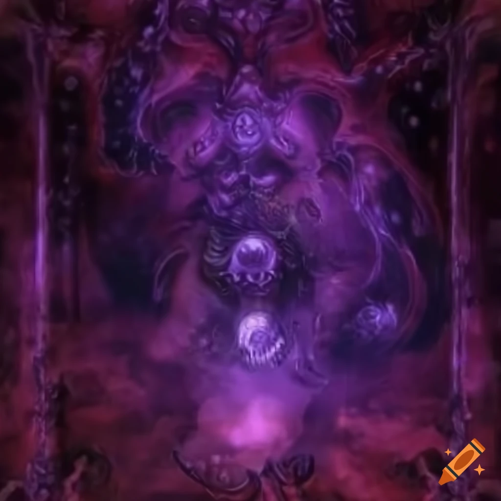 Abstract art inspired by Azathoth on Craiyon