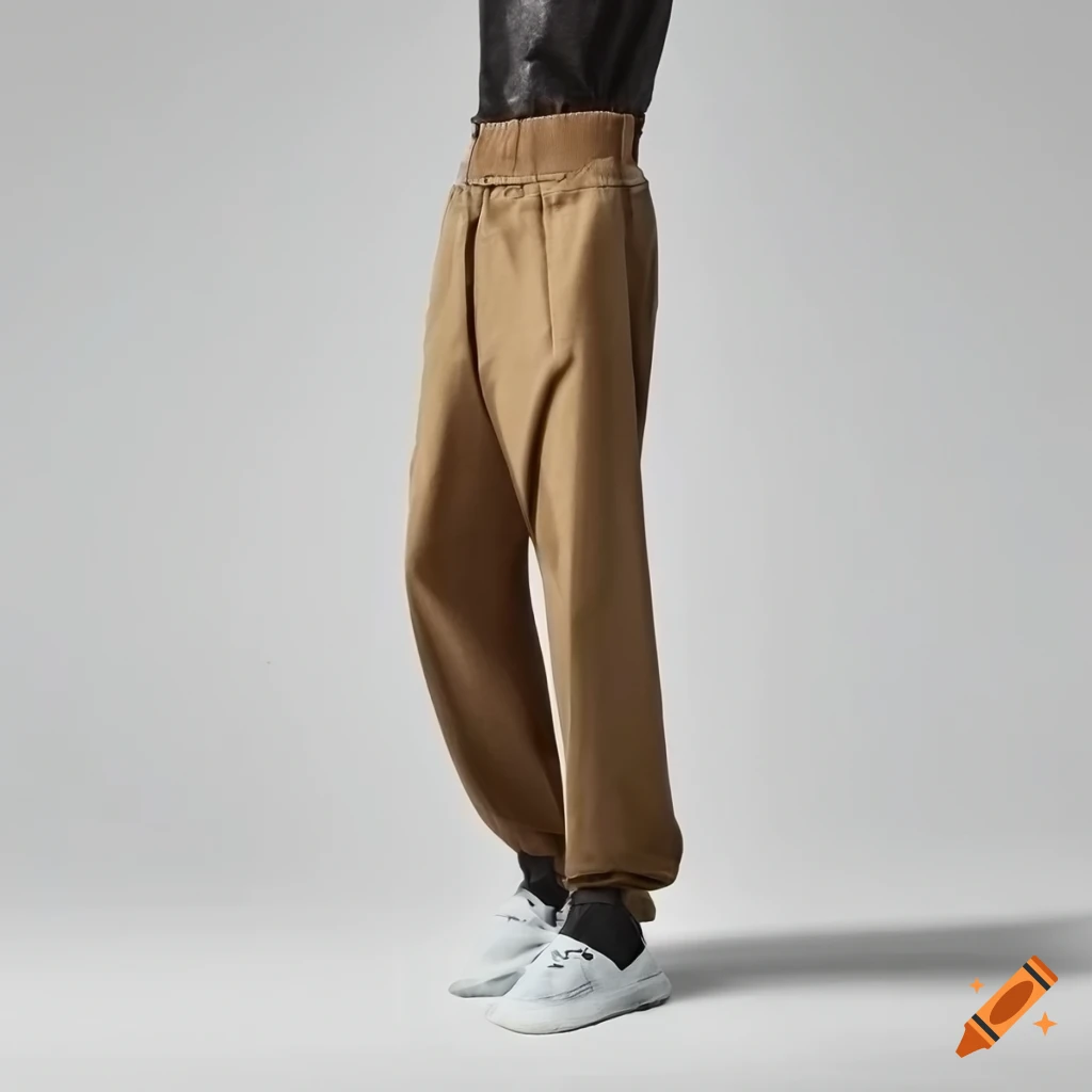 Men's elastic waist pants by raf simons